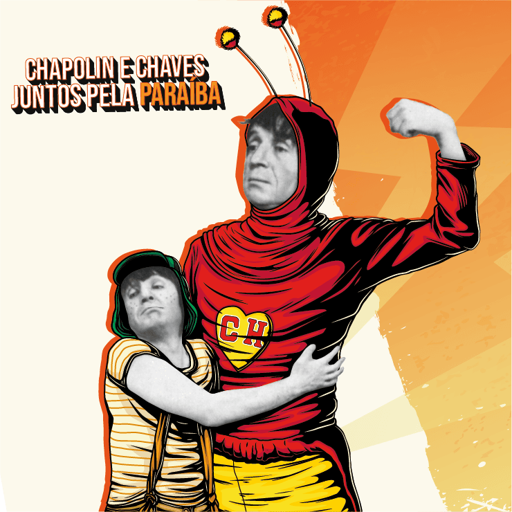 Chapolin e Chaves juntos pela Paraíba